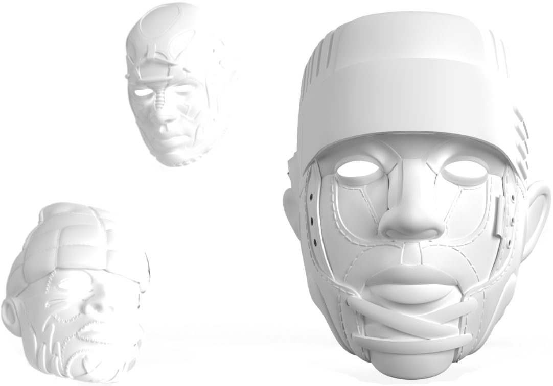 headsThree